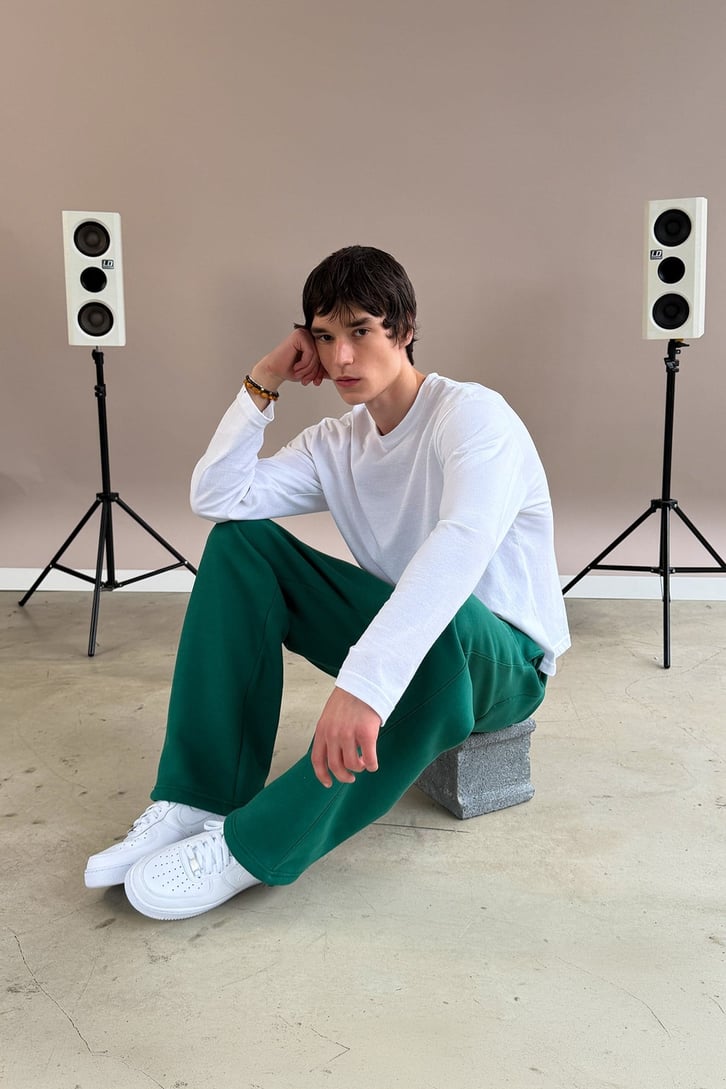 FW Star Toggle Cuff Baggy Sweatpants