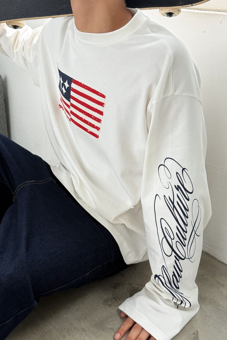 FW Stars Curved Long Sleeve
