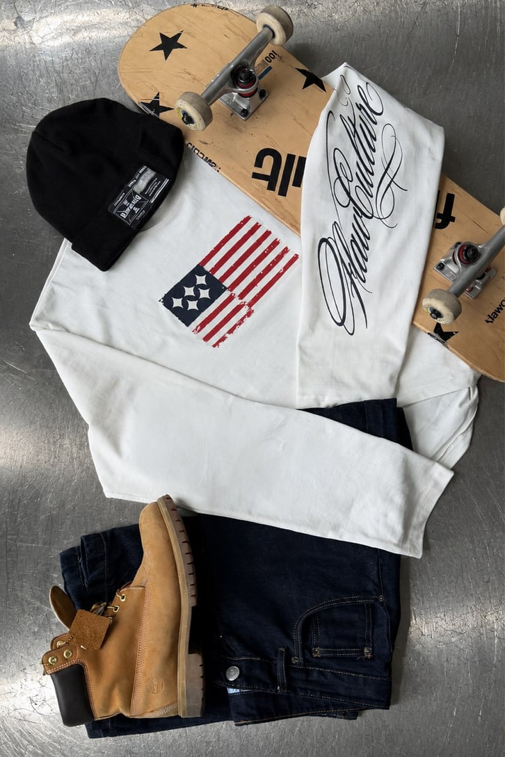 FW Stars Curved Long Sleeve