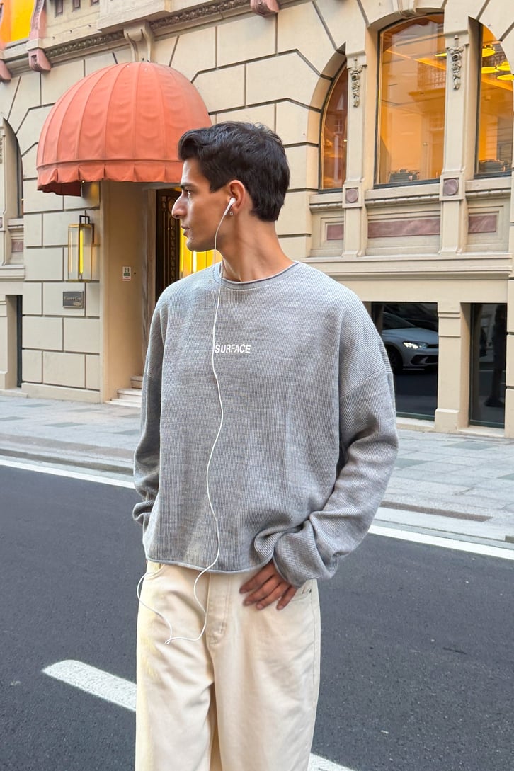 Grain Ecru Knit