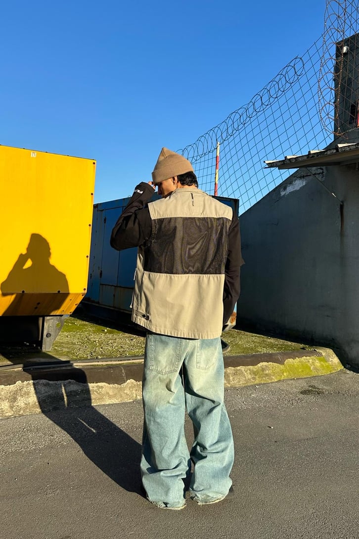 Günlük Street Style Kargo Cepli Yelek