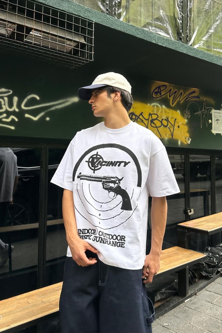 Gunrange Baskılı Oversize Tişört
