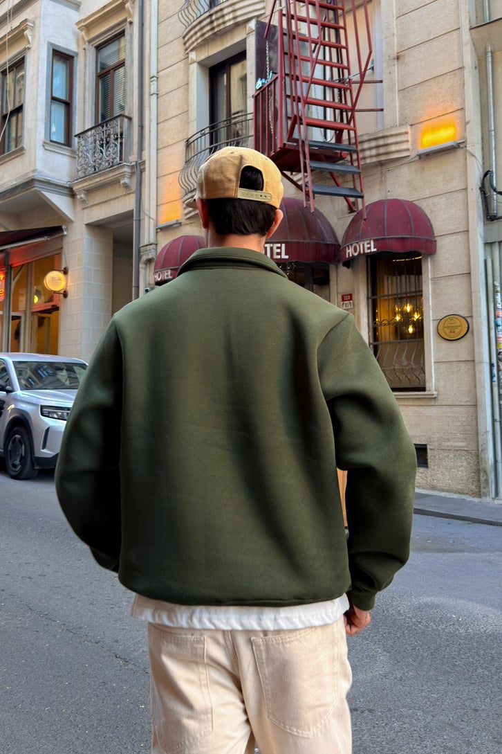 Half Zip Basic Sweatshirt