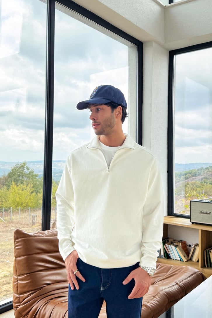 Half Zip Sweatshirt