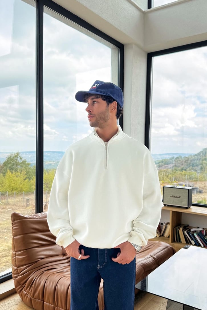 Half Zip Sweatshirt