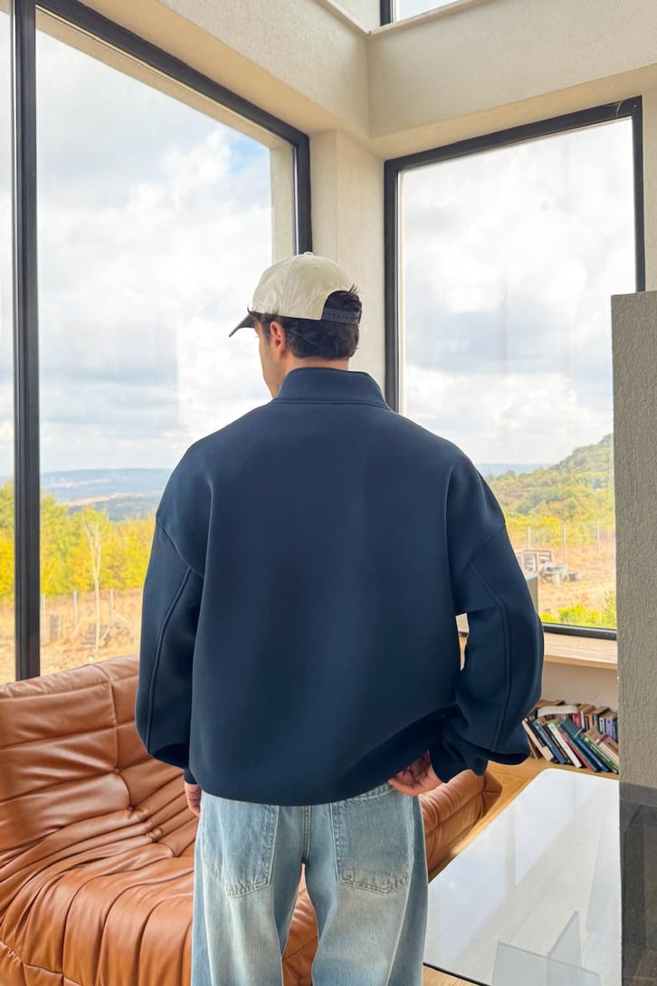 Half Zip Sweatshirt