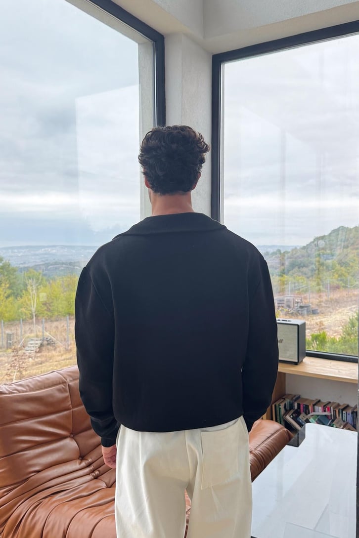 Half Zip Triko Kazak