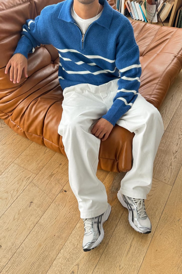 Half Zip Triko Kazak