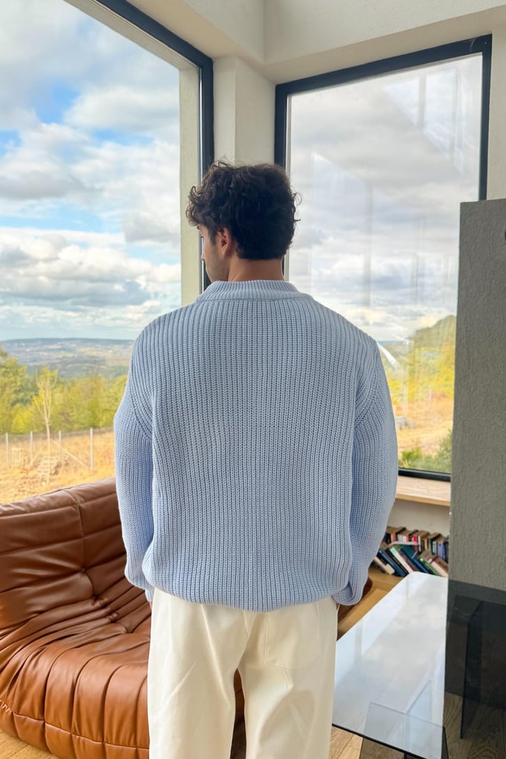 Half Zip Triko Kazak