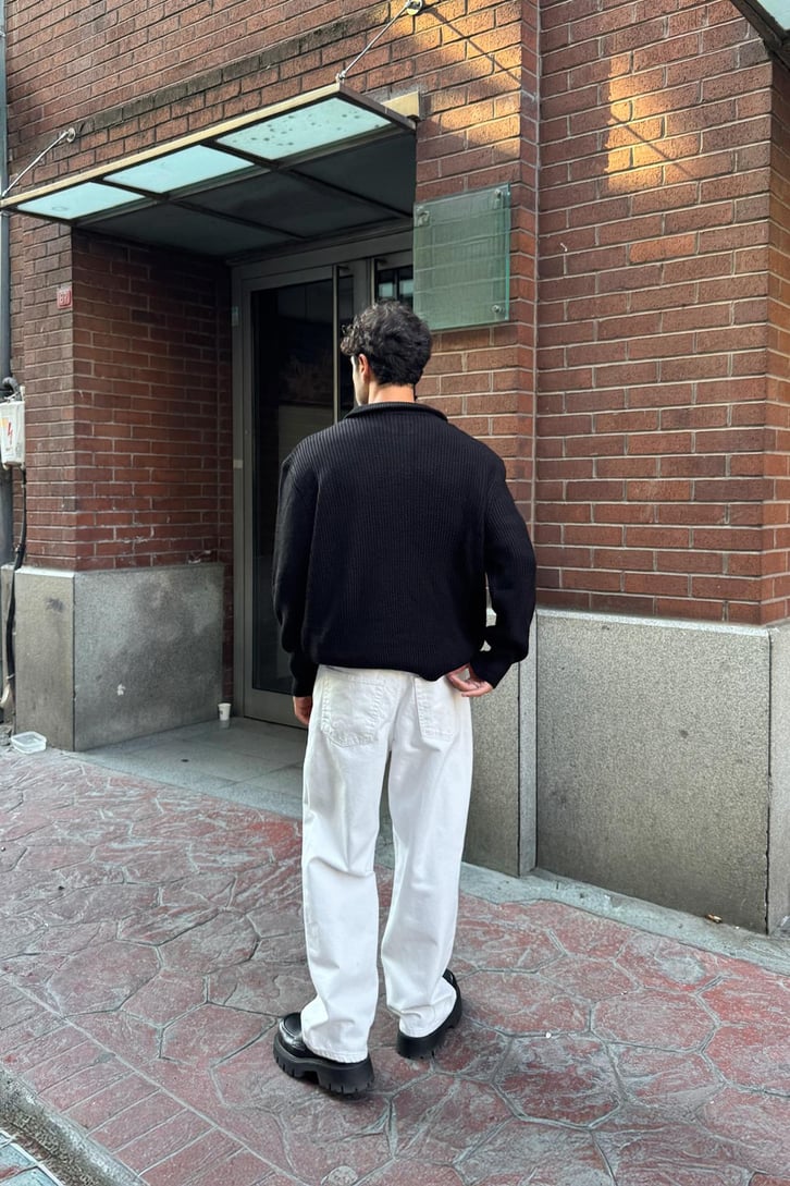 Half Zip Triko Kazak