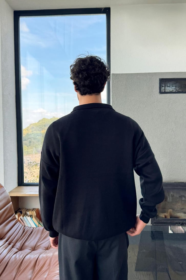 Half Zip Triko Kazak