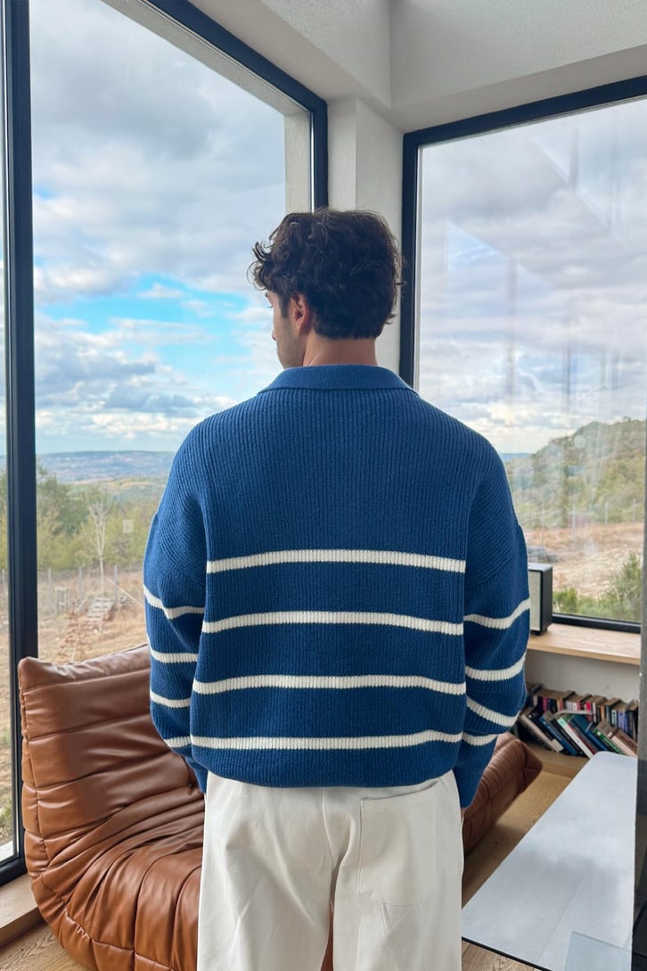 Half Zip Triko Kazak