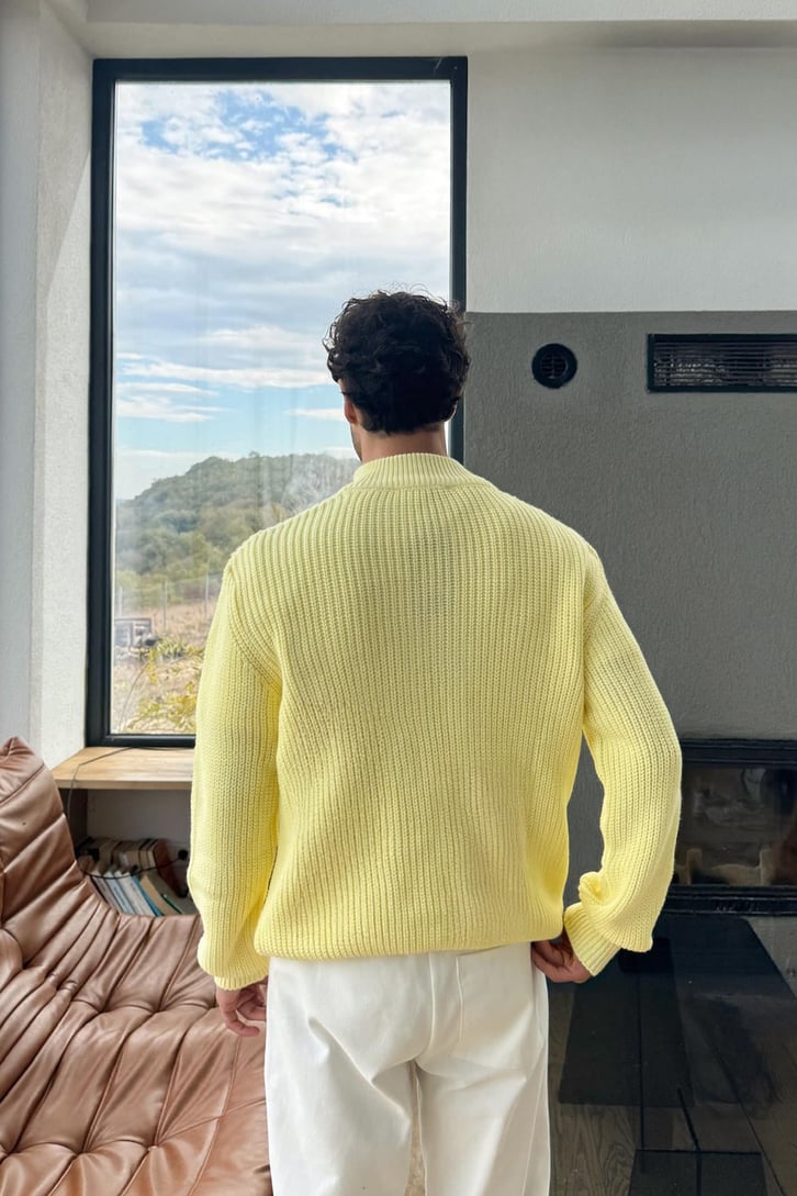 Half Zip Triko Kazak