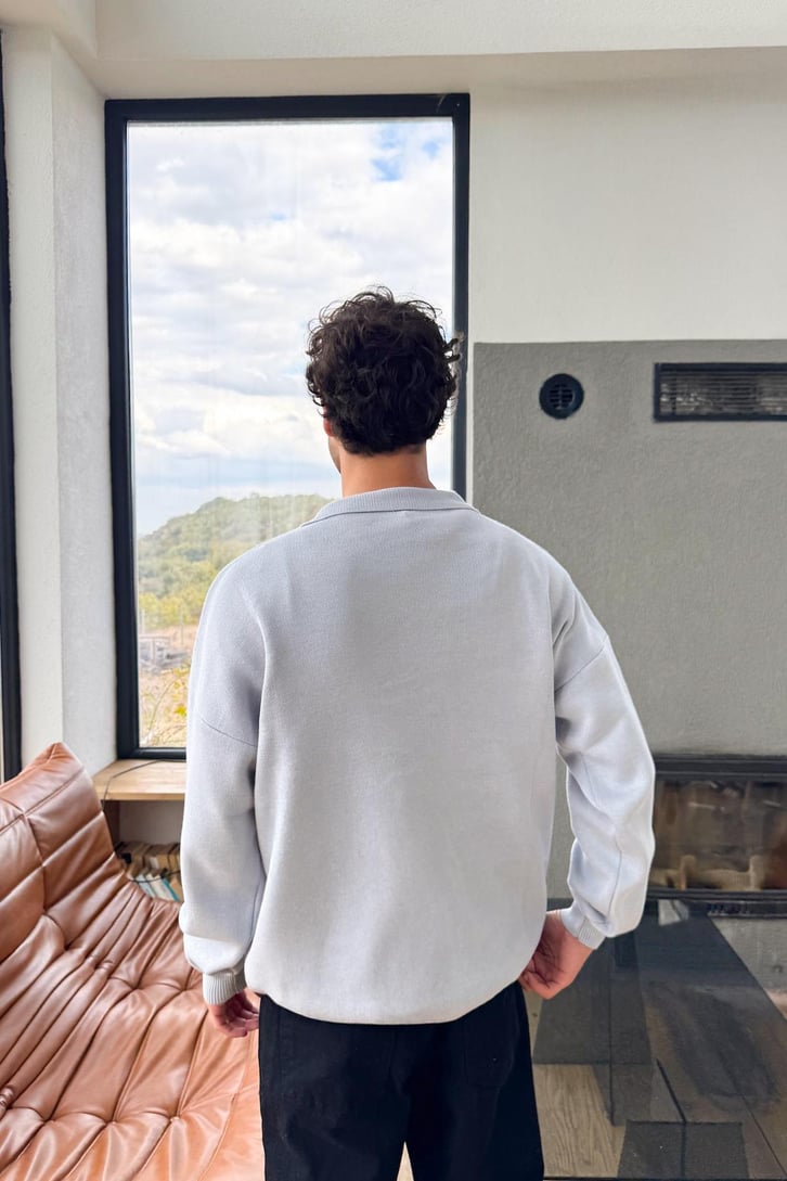 Half Zip Triko Kazak