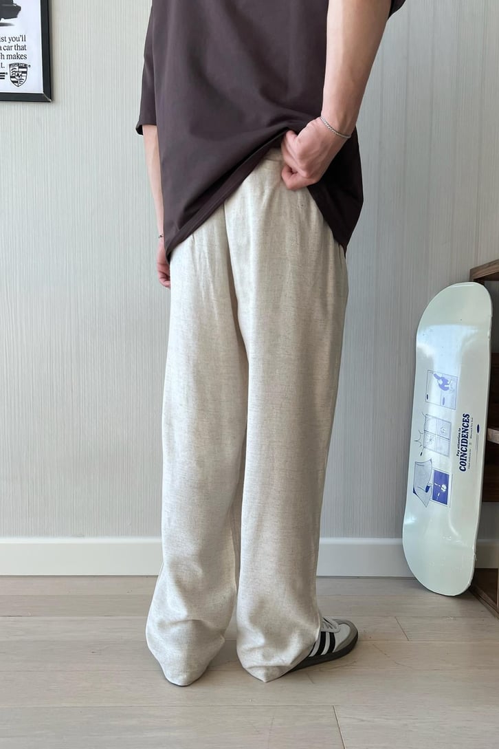Ham Keten Regular Fit Pantolon