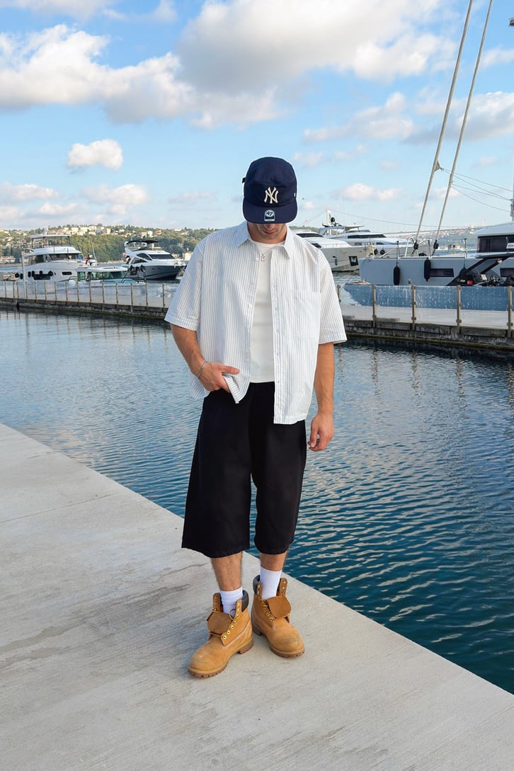 Harbor Oversized Striped Shirt