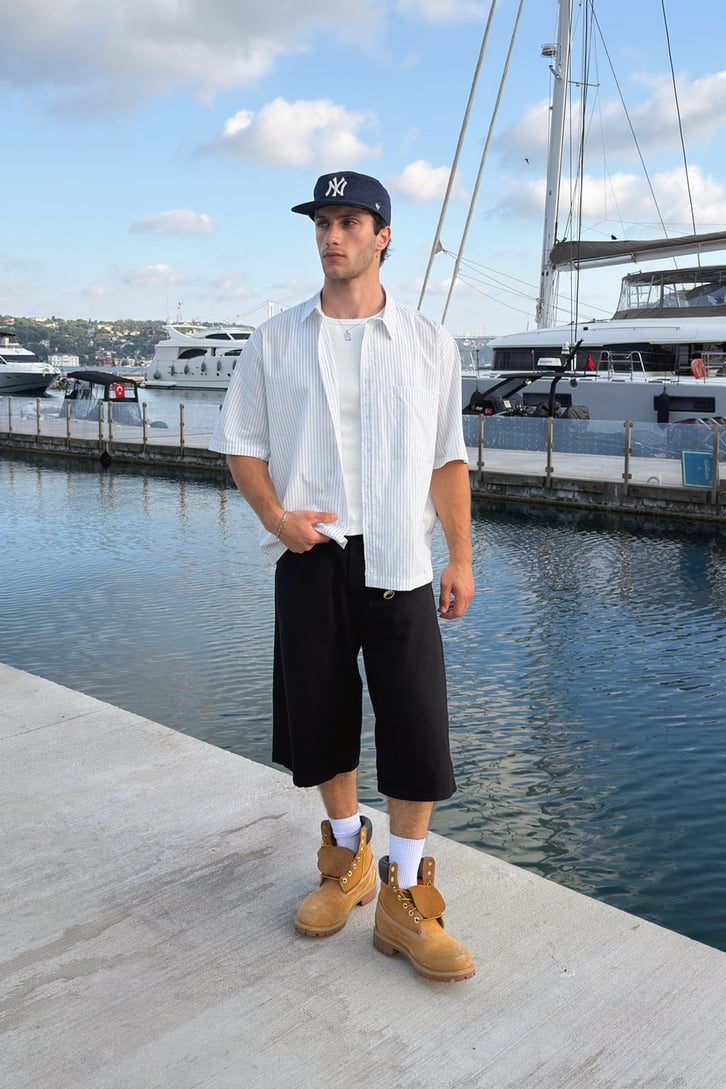Harbor Oversized Striped Shirt