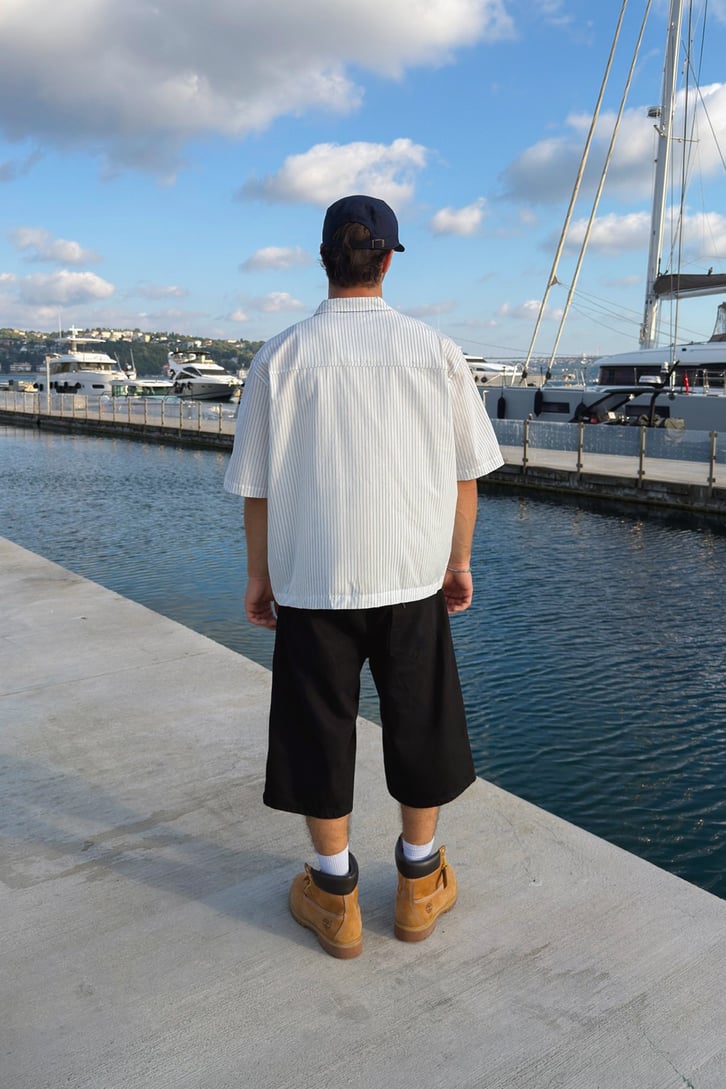 Harbor Oversized Striped Shirt