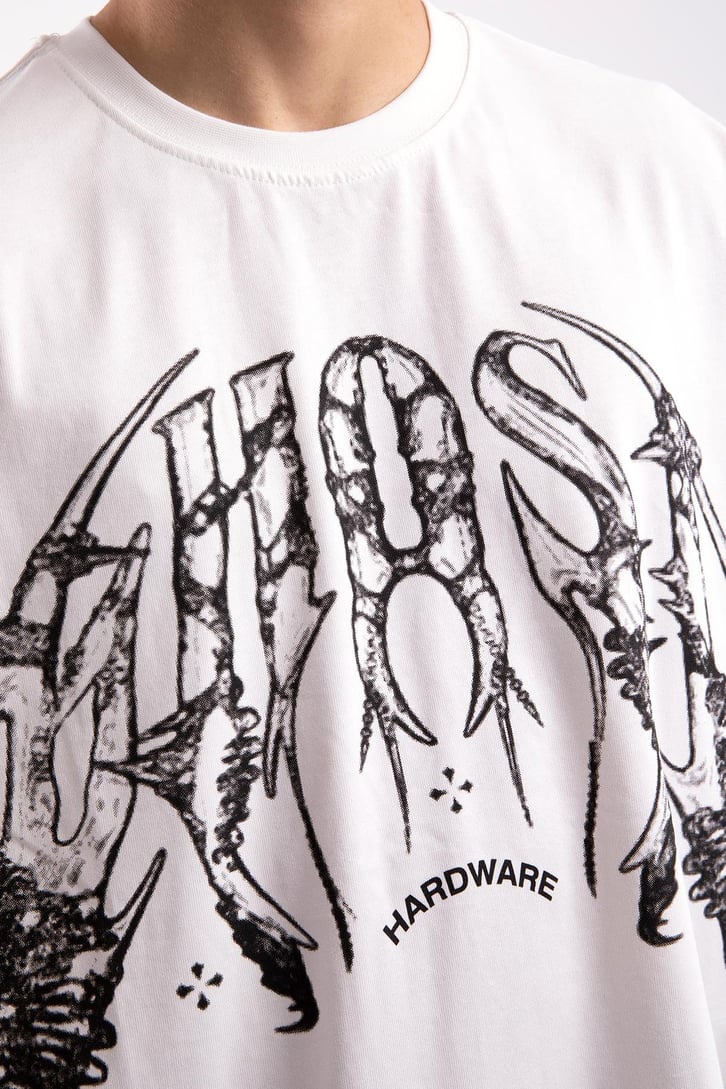 Hardware Baskılı Oversize Tshirt