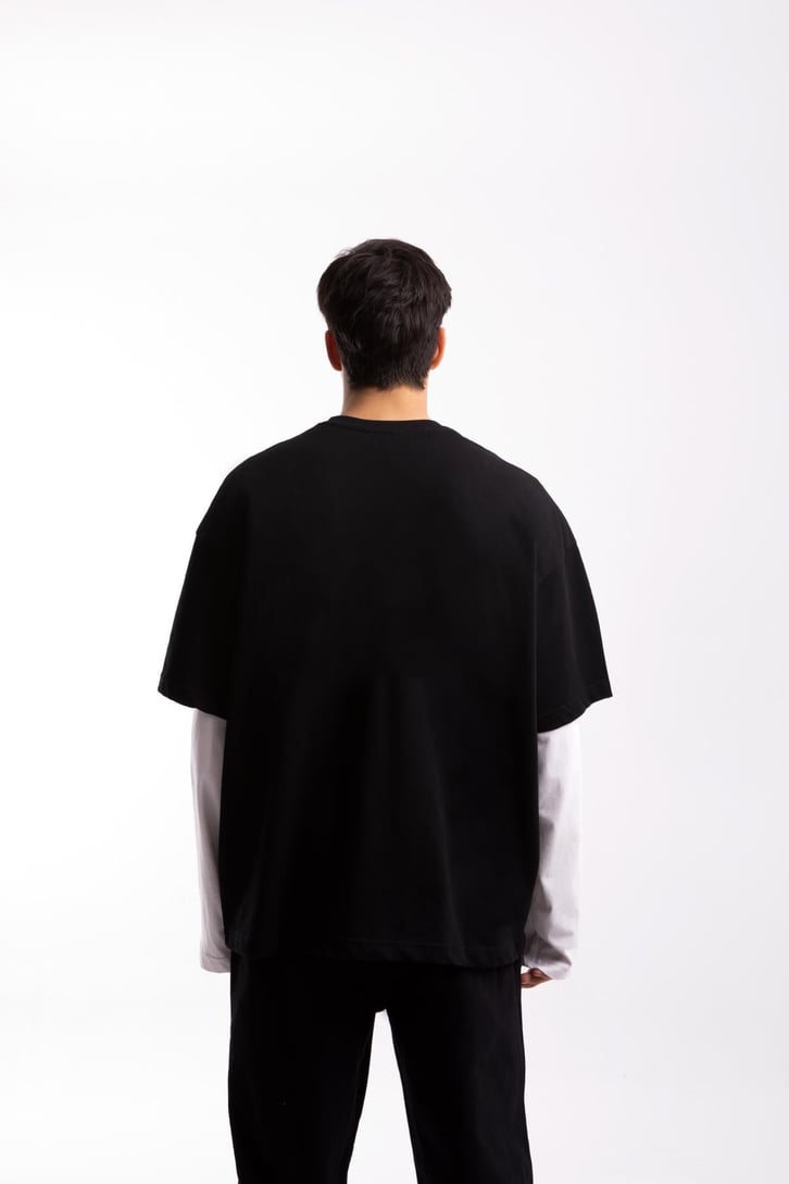 Hardware Baskılı Oversize Tshirt