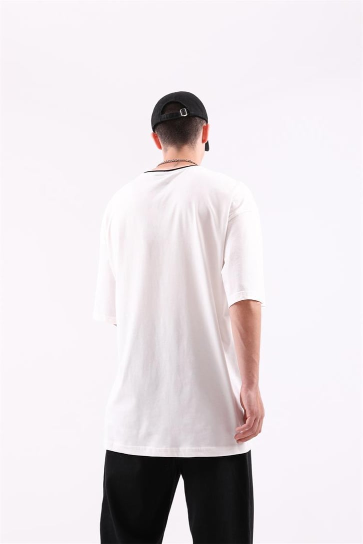 Here For Love Baskılı Oversize Tshirt