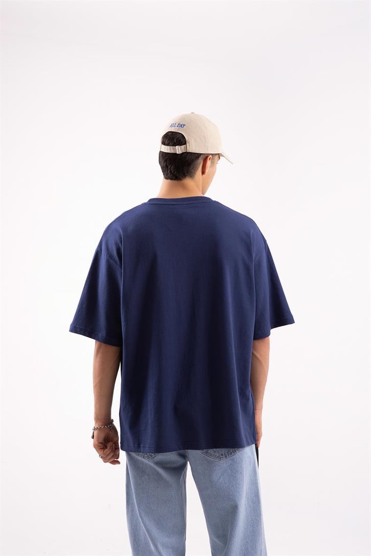 Iets Frans Nakışlı  Oversize Tshirt