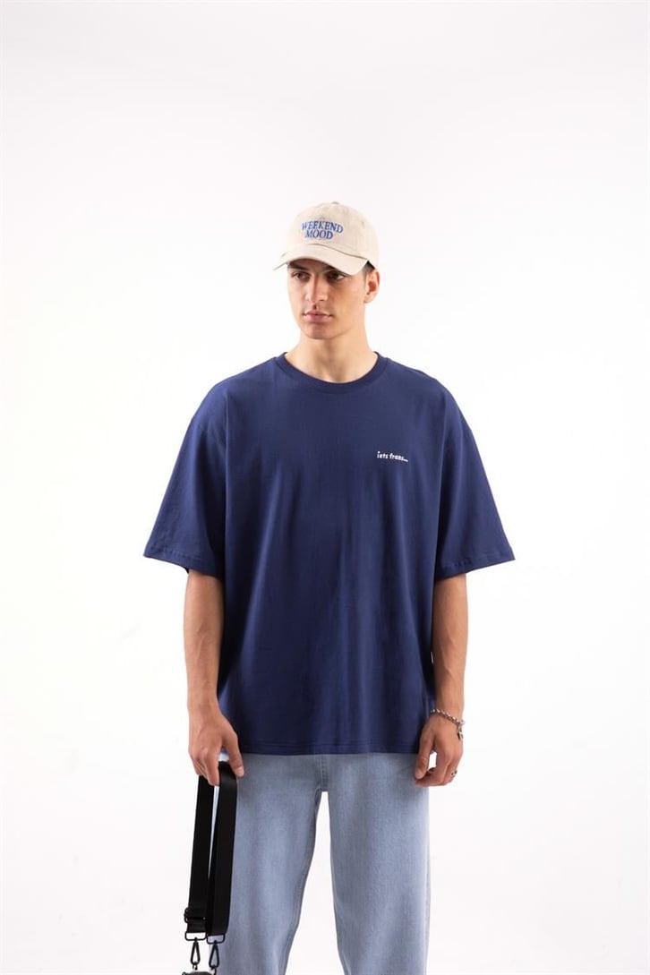 Iets Frans Nakışlı  Oversize Tshirt