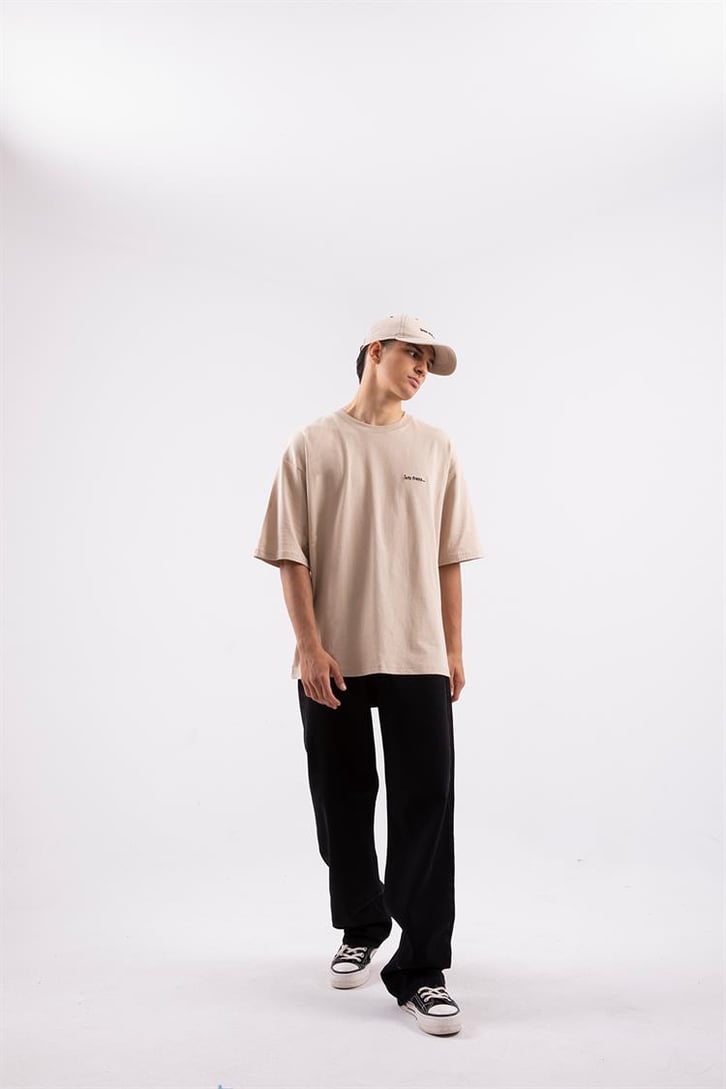 Iets Frans Nakışlı  Oversize Tshirt