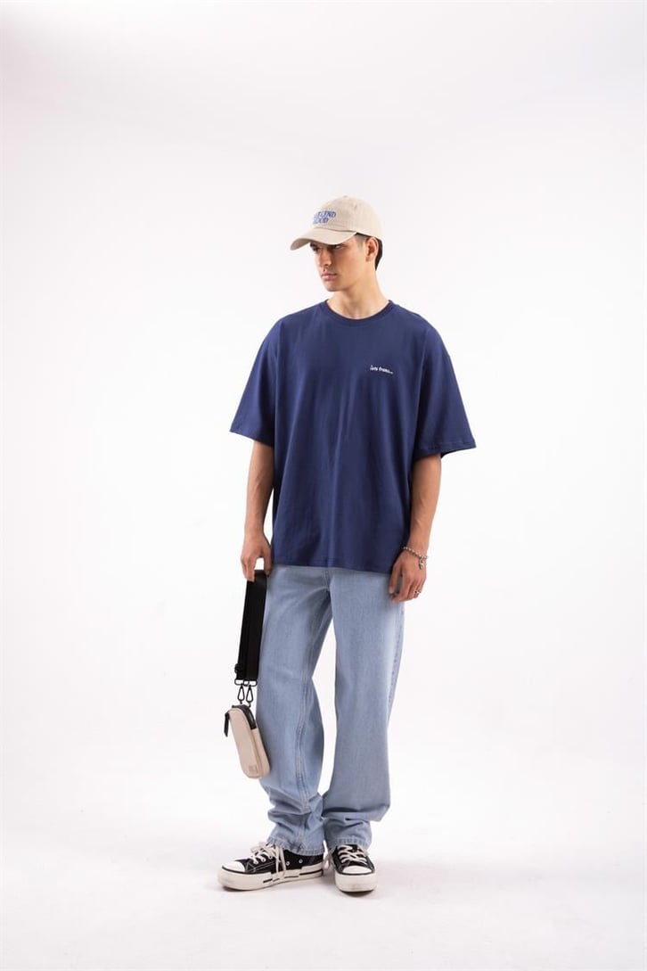 Iets Frans Nakışlı  Oversize Tshirt