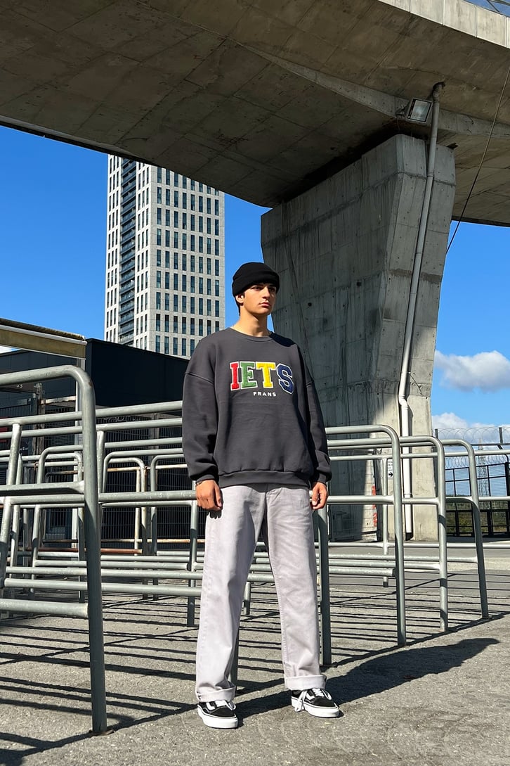 IETS Nakışlı Oversize Sweatshirt
