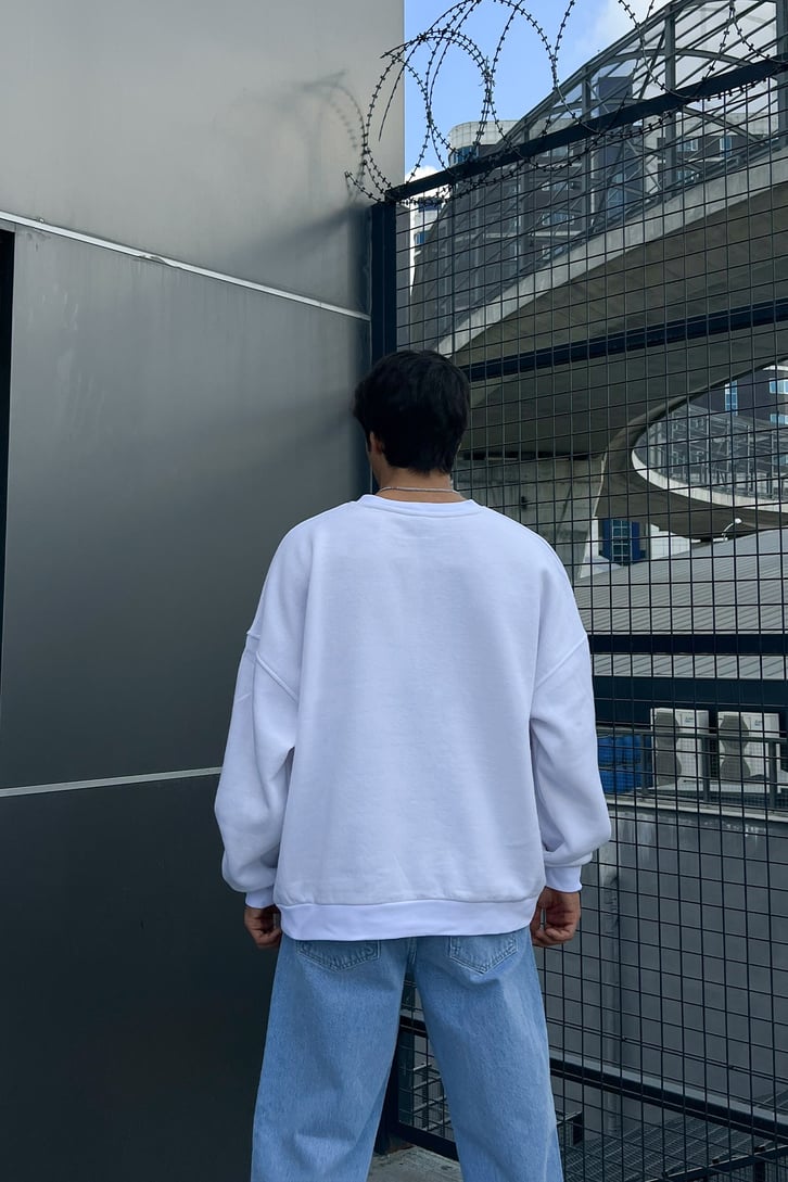 IETS Nakışlı Oversize Sweatshirt