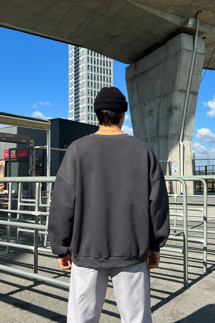IETS Nakışlı Oversize Sweatshirt