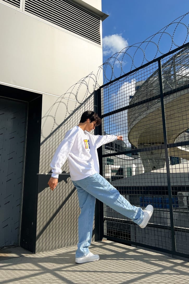 IETS Nakışlı Oversize Sweatshirt