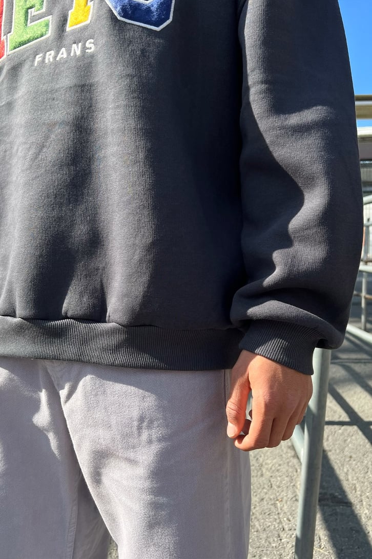 IETS Nakışlı Oversize Sweatshirt
