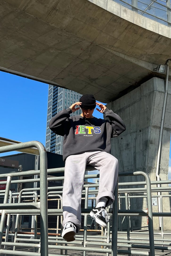 IETS Nakışlı Oversize Sweatshirt