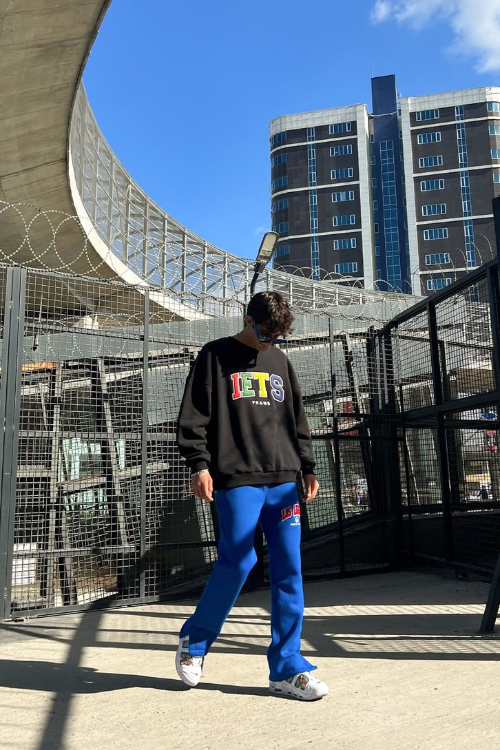 IETS Nakışlı Oversize Sweatshirt