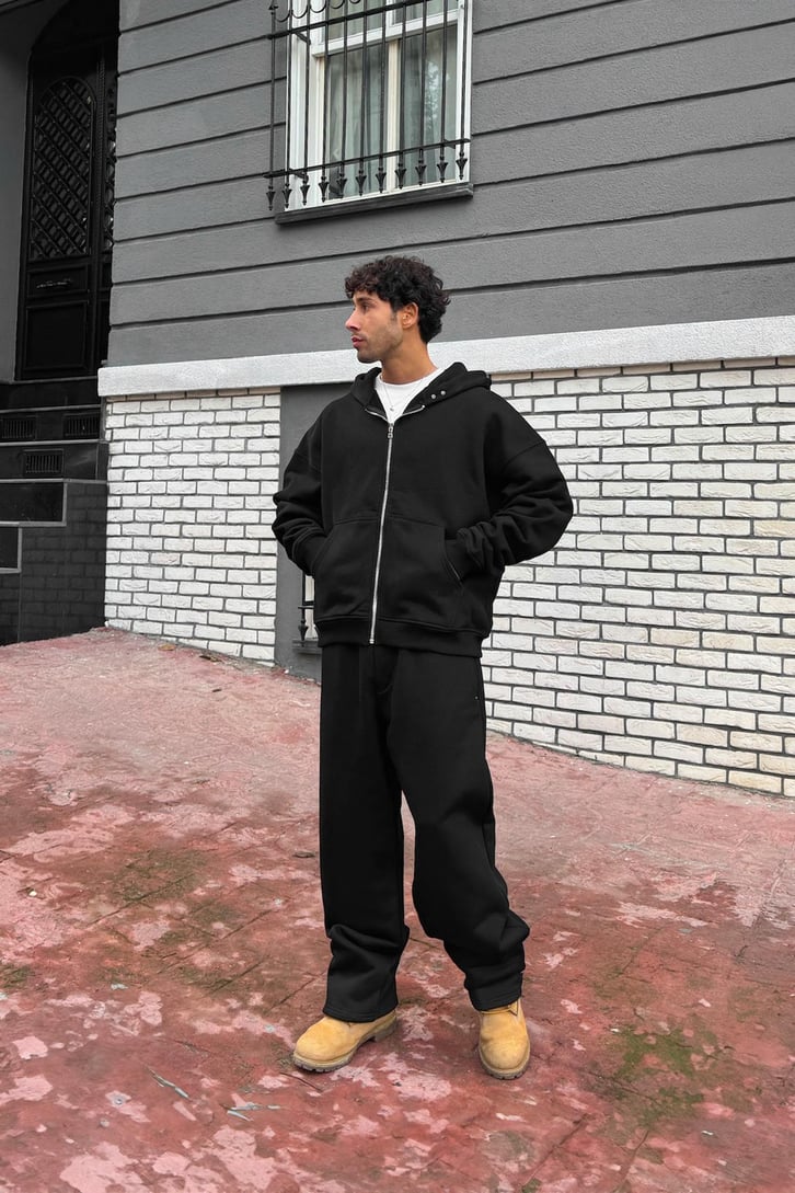 Illıcıt Bloc Countiyman Nakışlı Fermuarlı Hoodie
