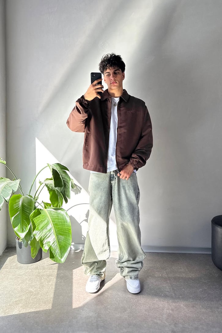 Independent Style Nakışlı Ceket