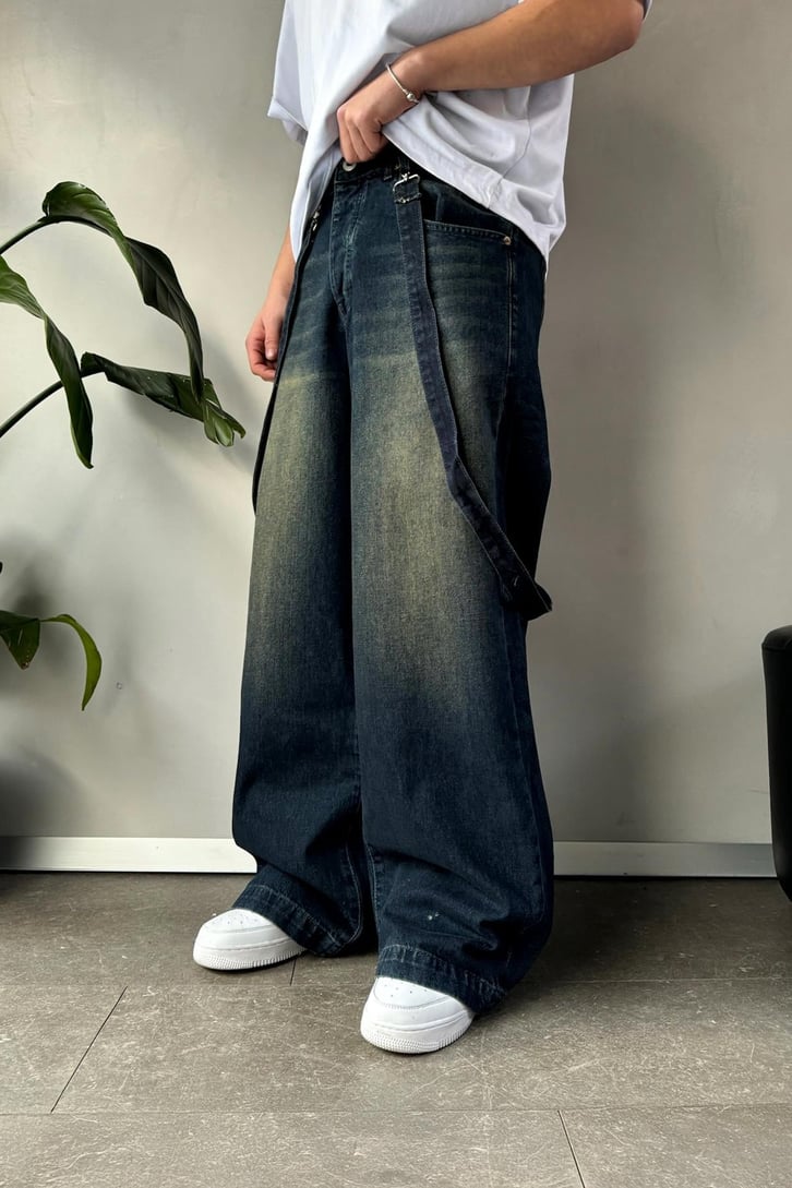 İp Detay Baggy Pantolon