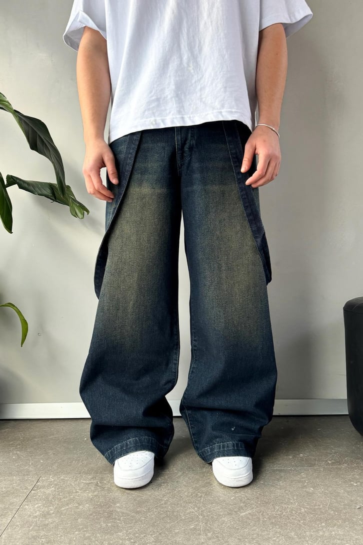 İp Detay Baggy Pantolon