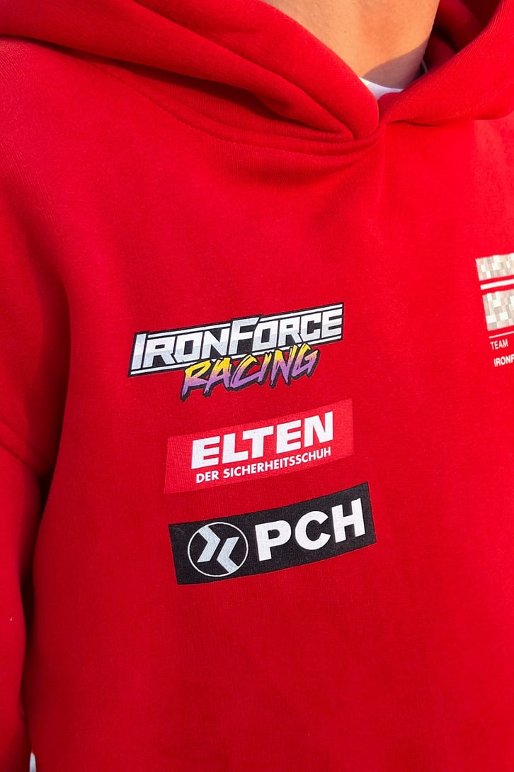 Iron Force Racing Kırmızı Sweatshirt