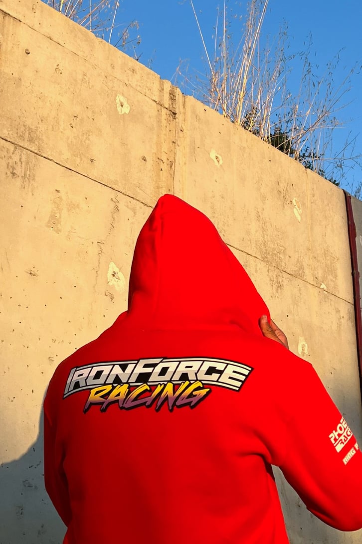 Iron Force Racing Kırmızı Sweatshirt
