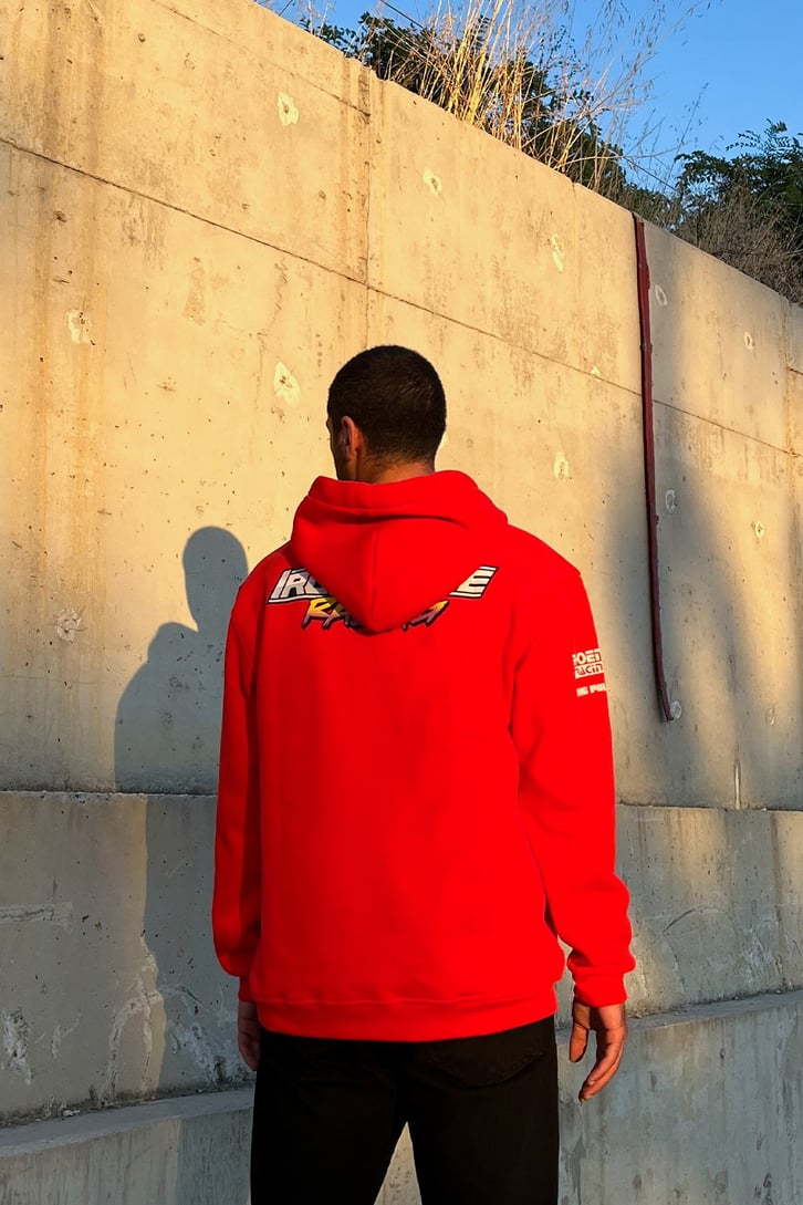 Iron Force Racing Kırmızı Sweatshirt