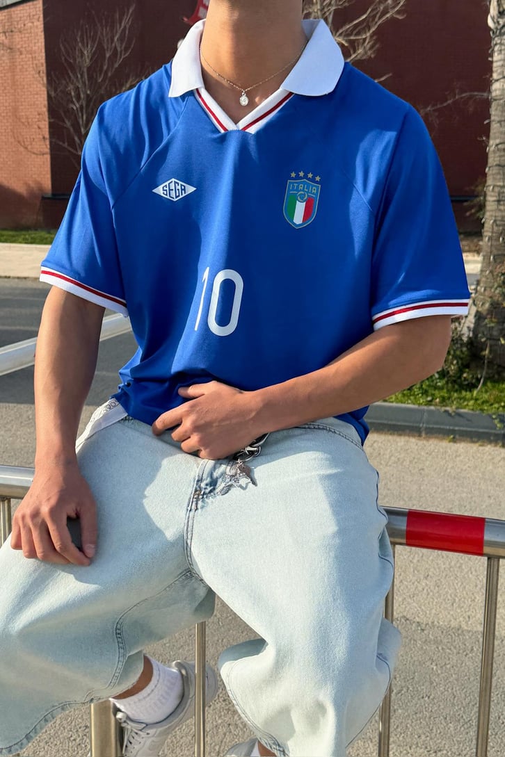 Italy Polo Yaka Forma