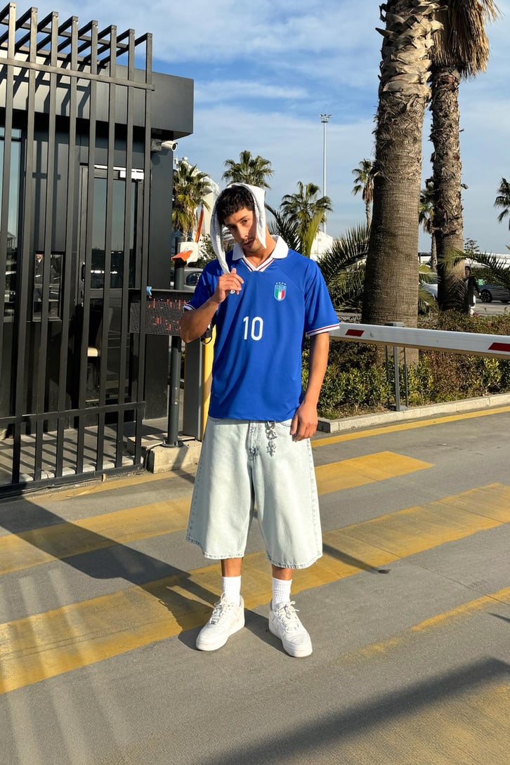 Italy Polo Yaka Forma