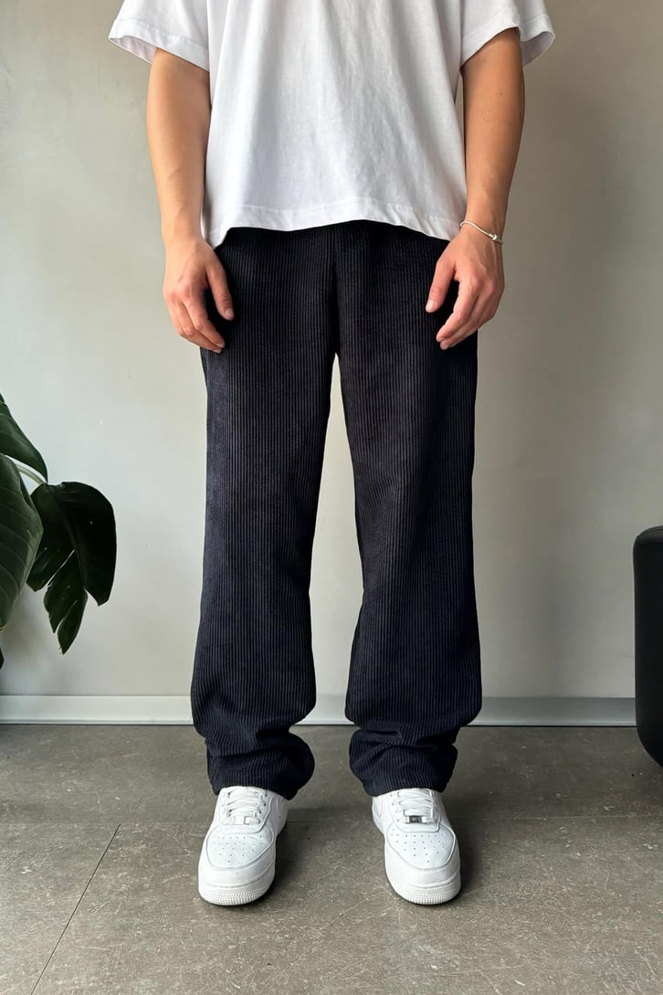 Kadife Baggy Pantalon