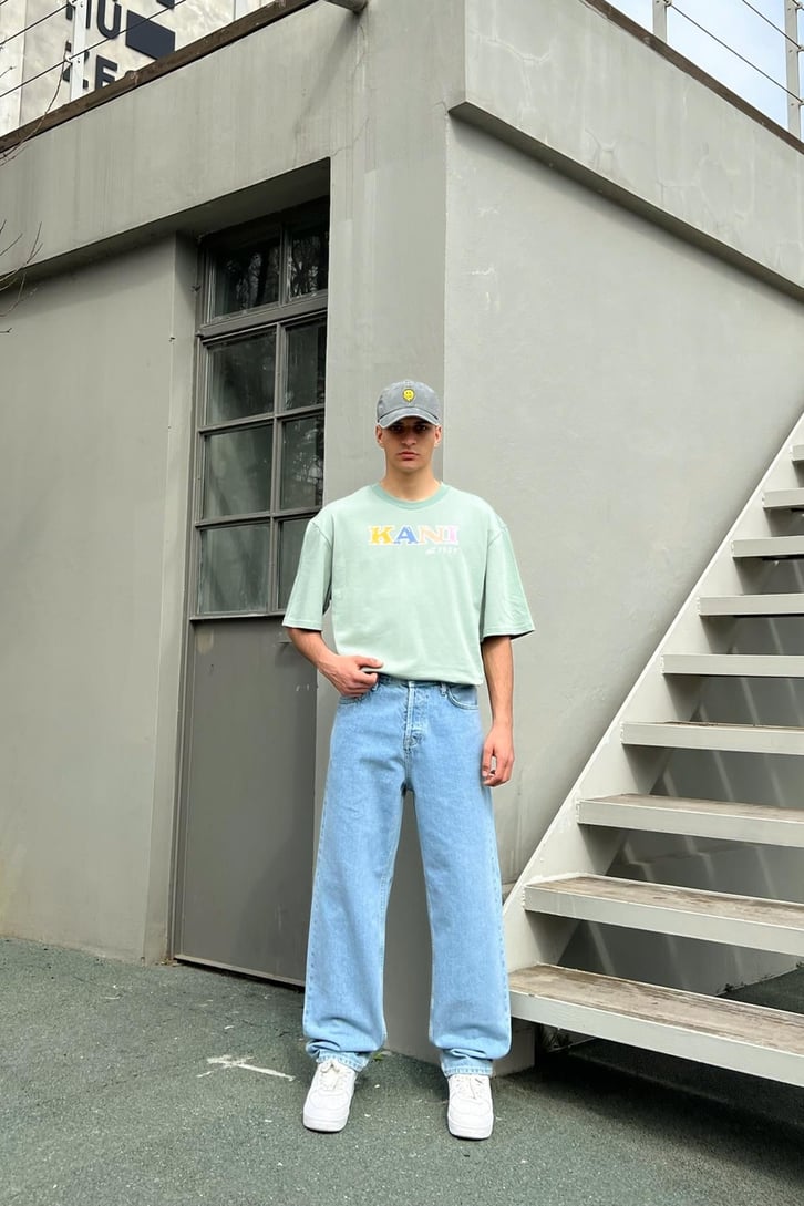 Kani Baskılı Oversize Tshirt
