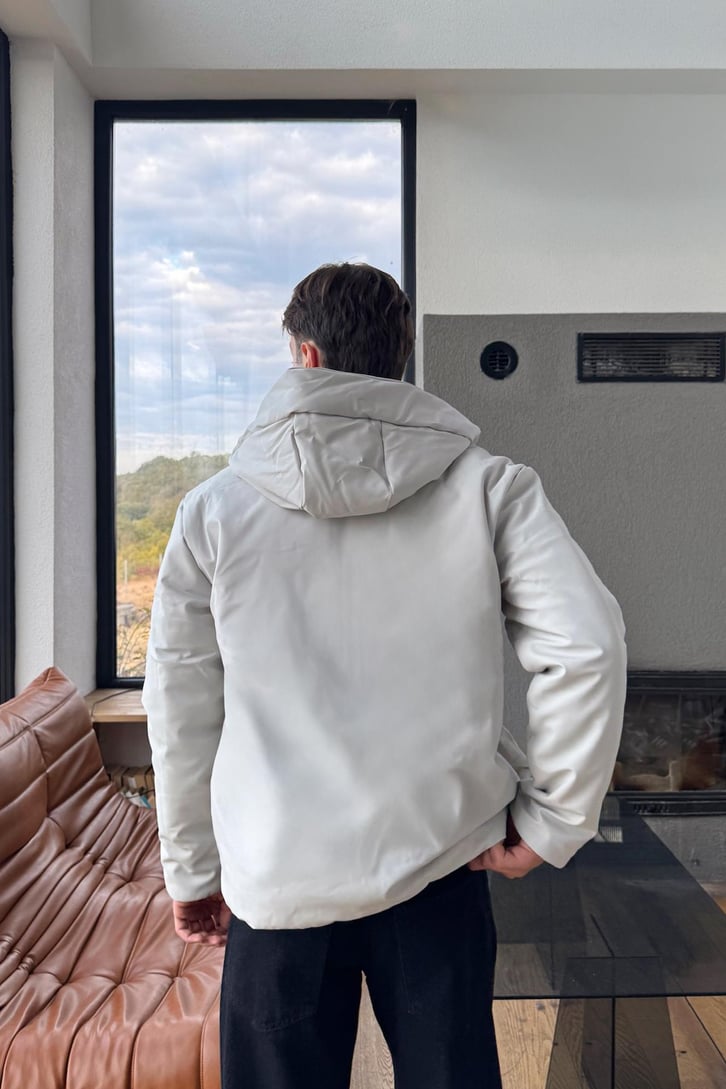 Kapüşonlu Basic Mont