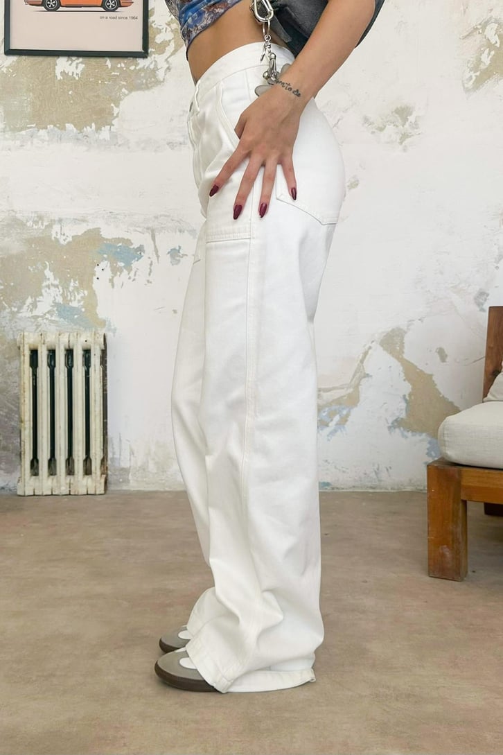 Kare Cep Baggy Jean