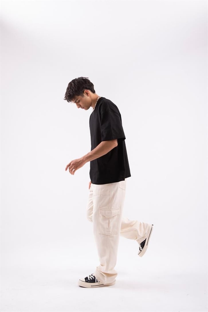 Kargo Cep Detaylı Baggy Pantolon